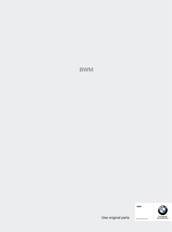 An ad with sparse text on a light background