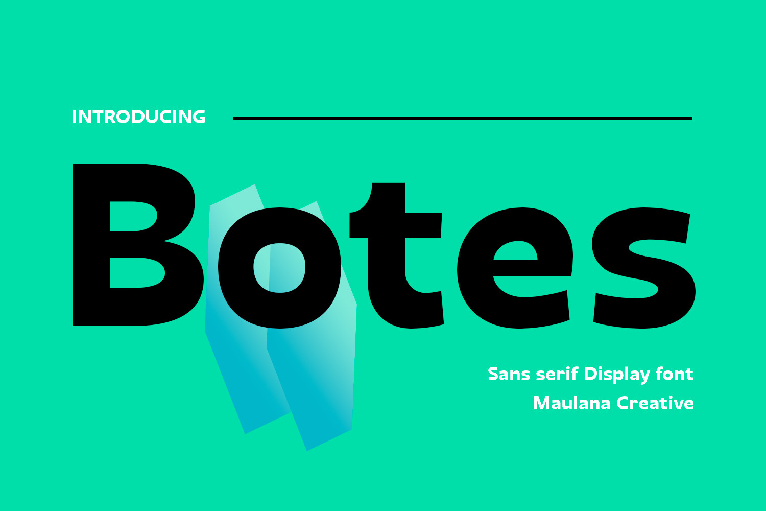 Botes Font by Maulana Creative · Creative Fabrica