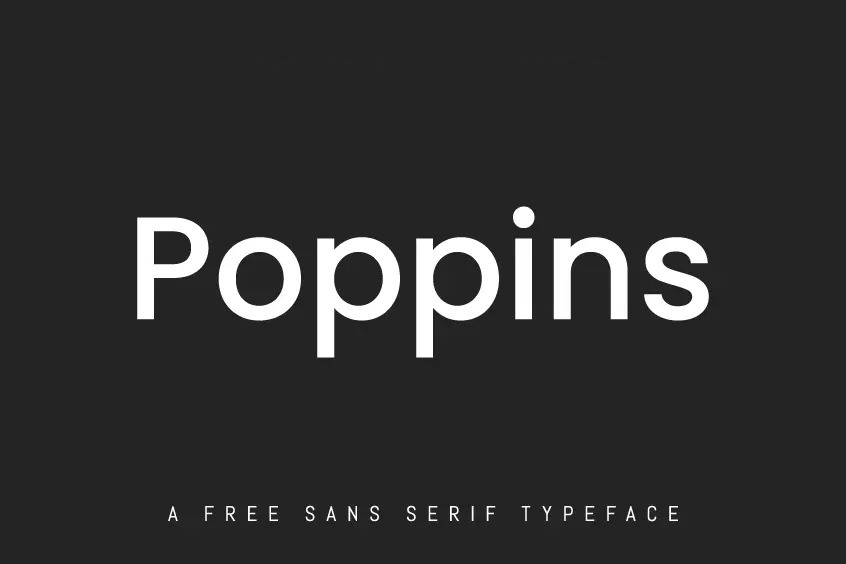 Poppins Font Family - Download Free Font