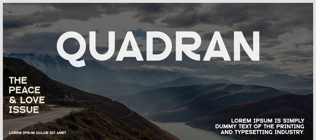 Quadran Font Download | Free Font.Download
