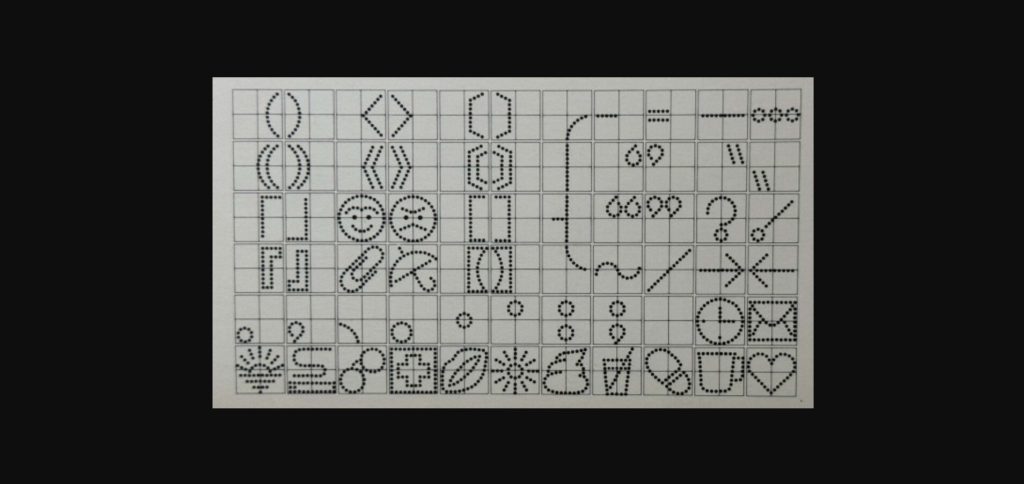 The Yakumomo typeface.