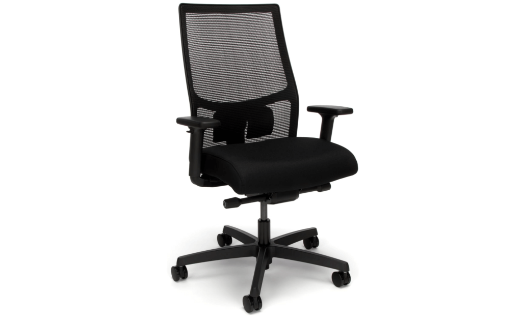 black office desk chair