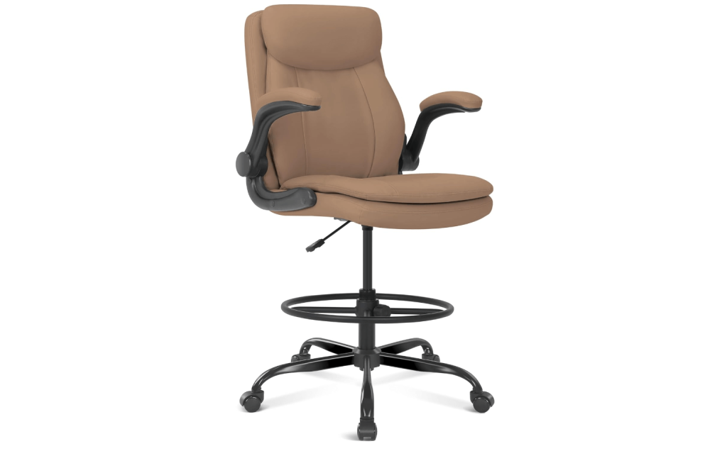 brown drafting chair