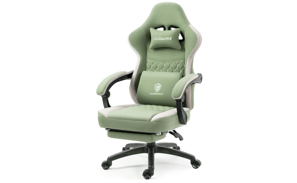 green gaming chair