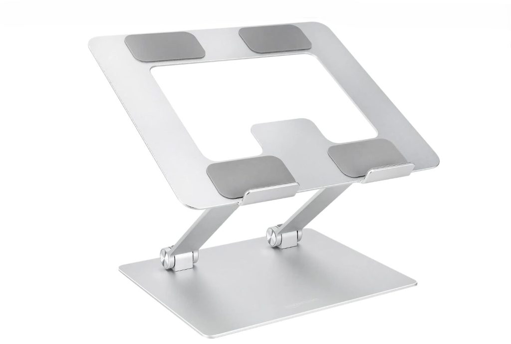 An ergonomic laptop stand