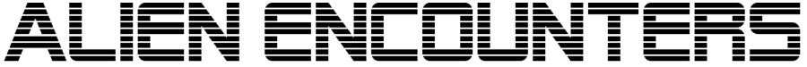 alien encounters font