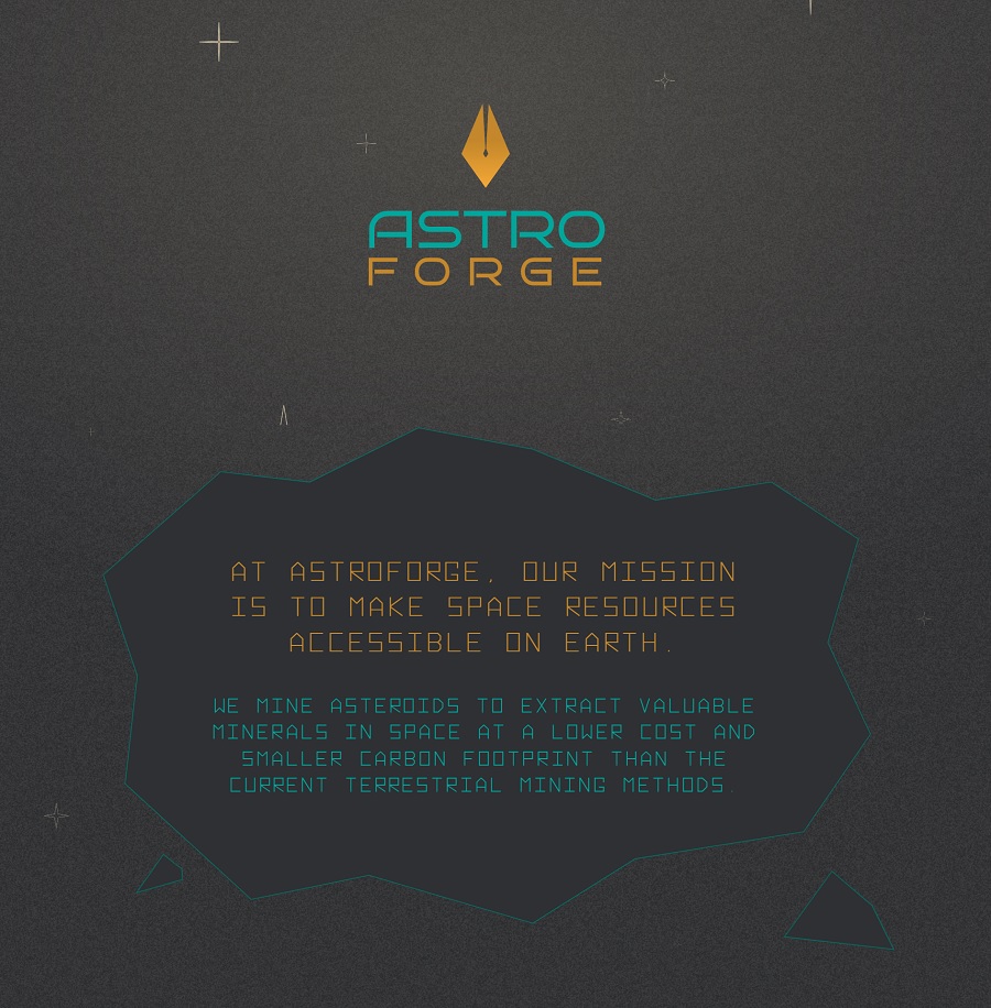 screenshot of astro forge with retro atari look