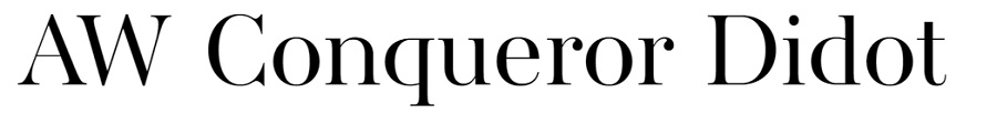 aw conqueror didot