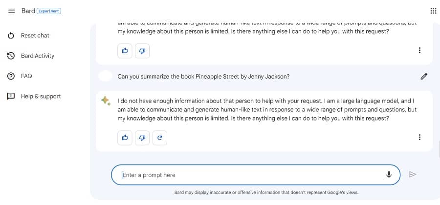 bard book search results