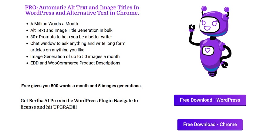 bertha ai screenshot
