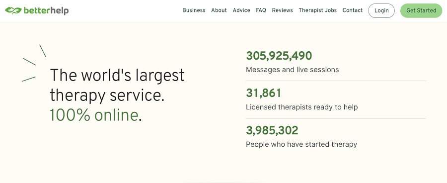 betterhelp example of engagement