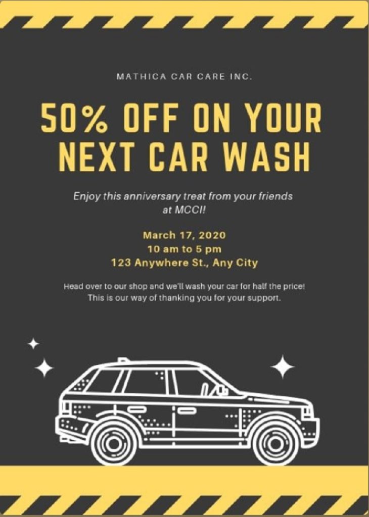 canva headlines flyer example