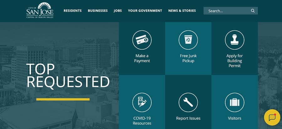 city of san jose california grid layout