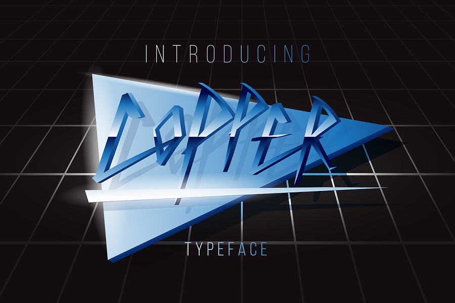 screenshot of copper typeface