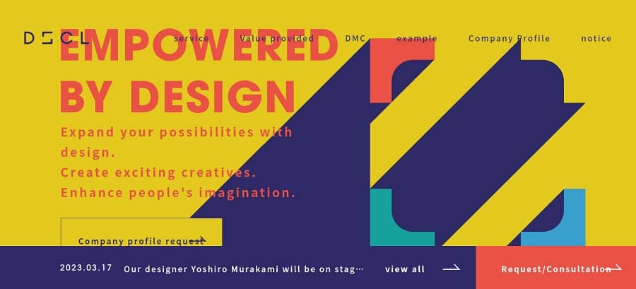 triadic color scheme example dscl