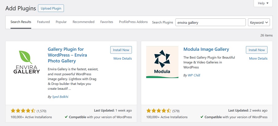 envira gallery install