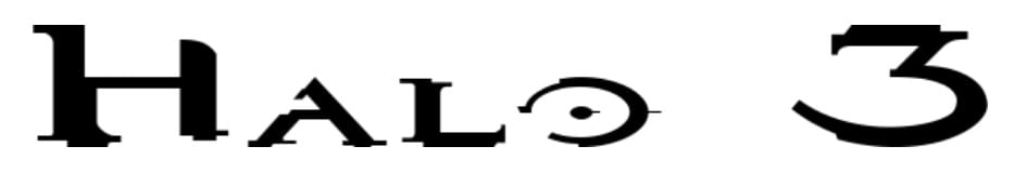 futuristic fonts: halo 3