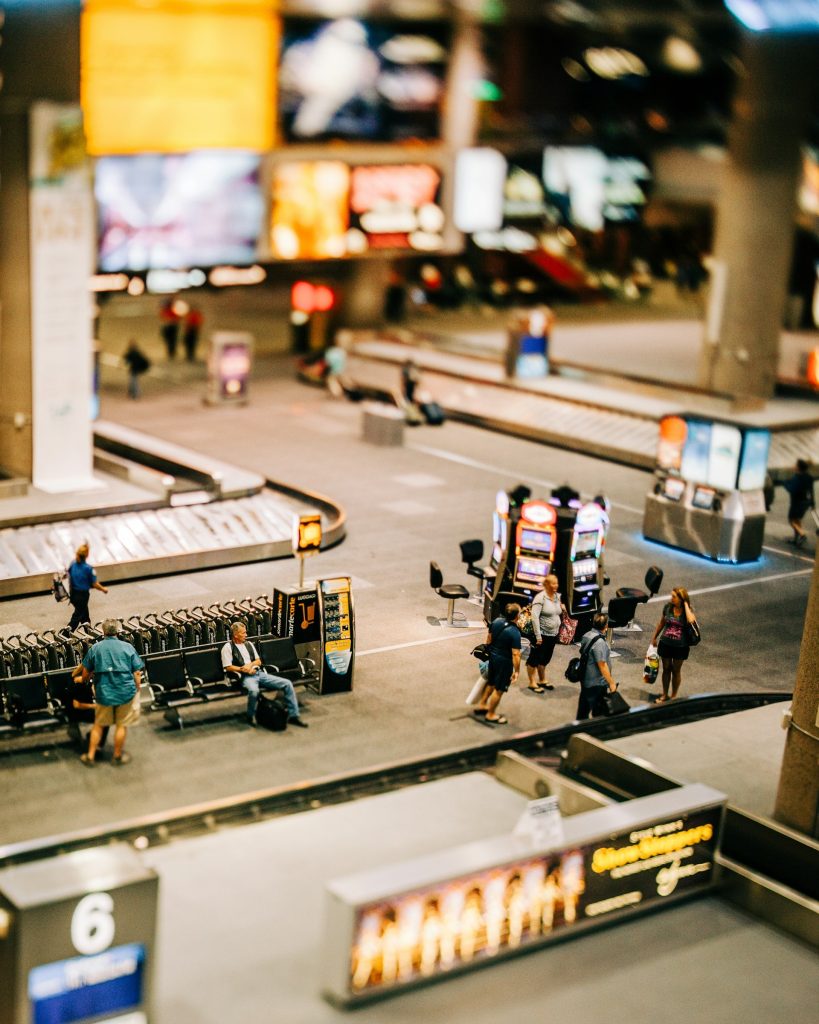 An airport in Las Vegas