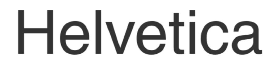 helvetic font screenshot for best fonts for headers