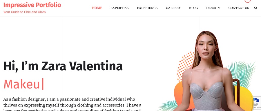 portfolio themes example