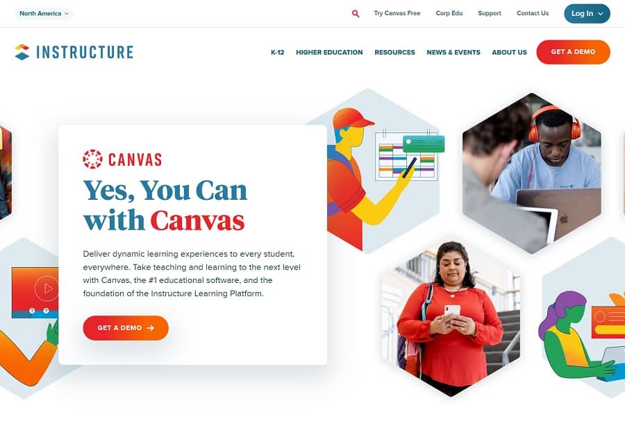 best color schemes for websites example instructure