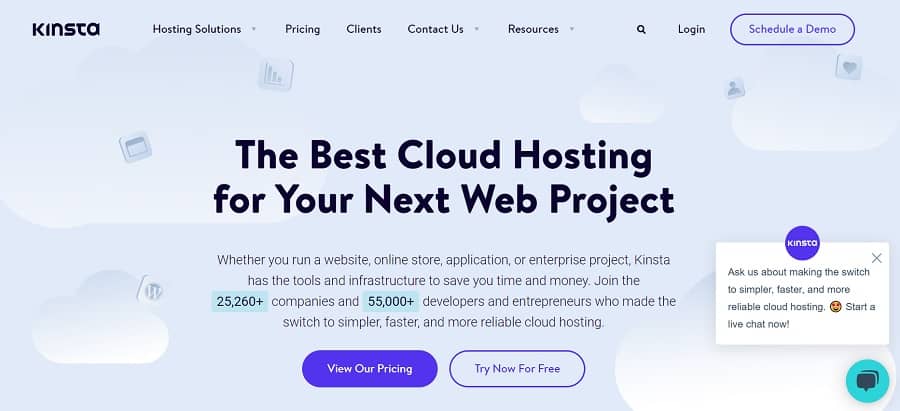 website navigation examples kinsta