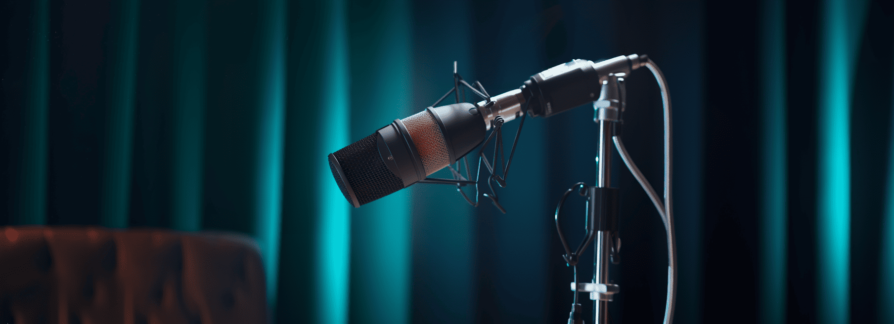 microphone_in_a_realistic_style_with_teal_room_8936db69-7a7a-4fa9-b6f7-25187f0c9614