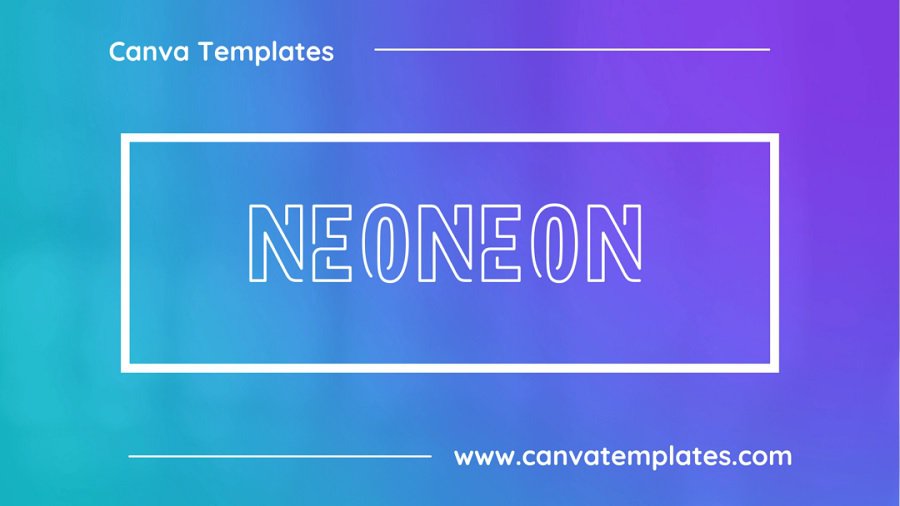 neoneon font