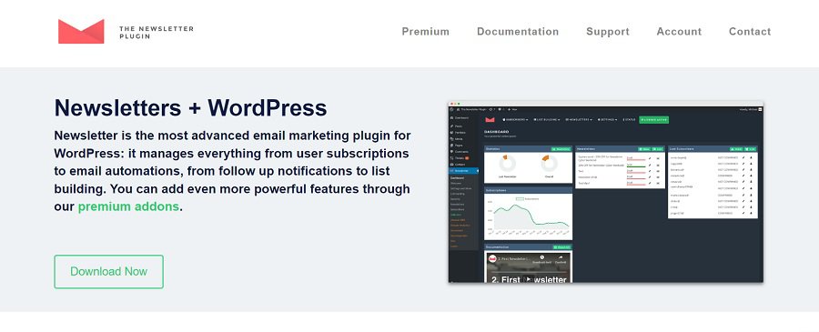 newsletter plugin screenshot