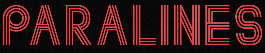 paralines double line fonts example