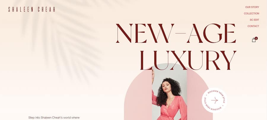 shaleen cheah website screenshot