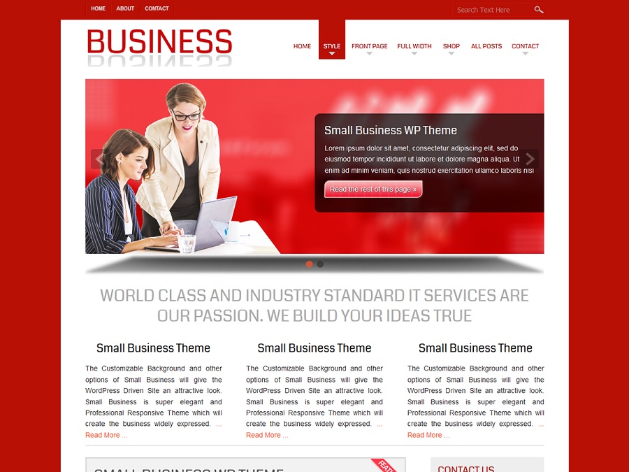small business themes