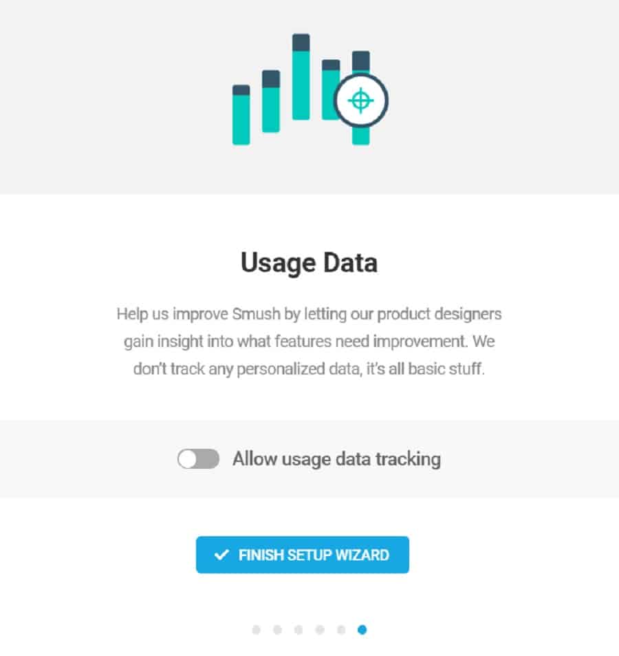 finish smush setup wizard