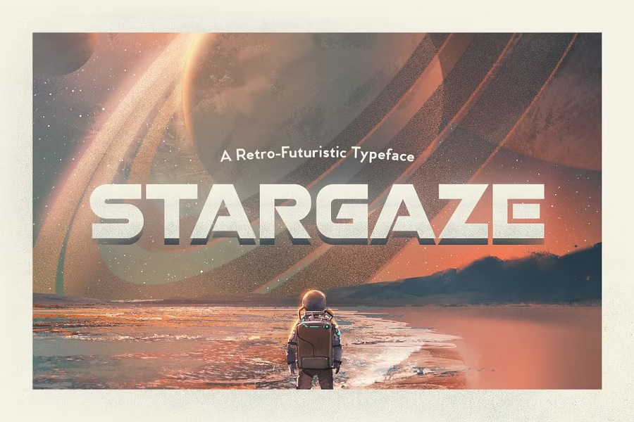 stargaze typeface screenshot