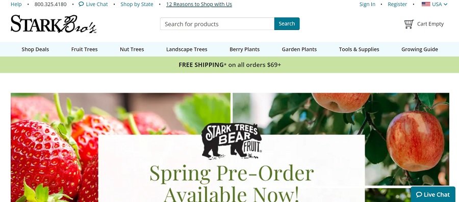 stark bros screenshot