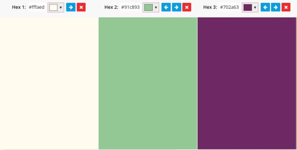 best color schemes for websites example tasty basics hex codes