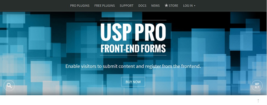 user submitted posts plugin screenshot