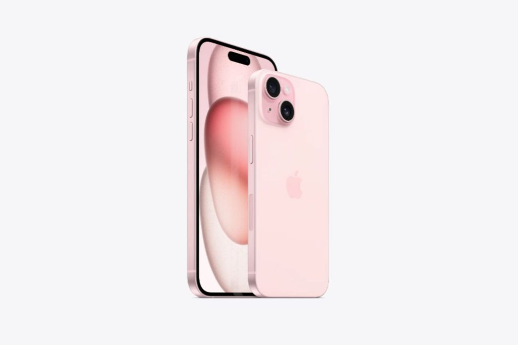 Pink iPhone 15