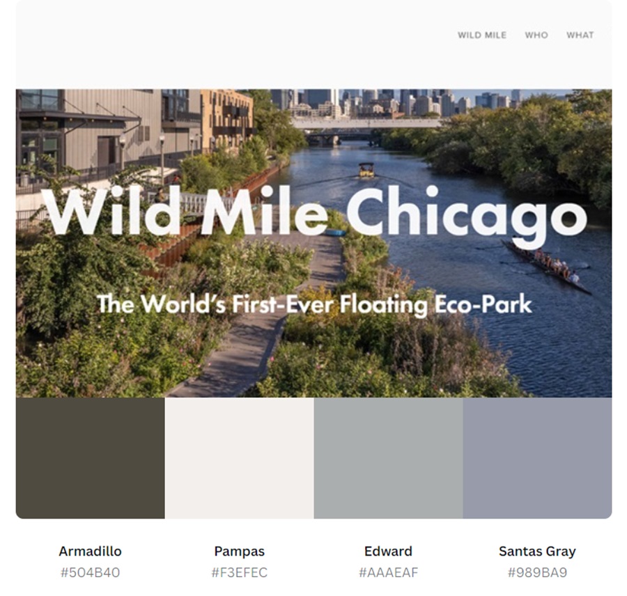 wild mile color palette screenshot