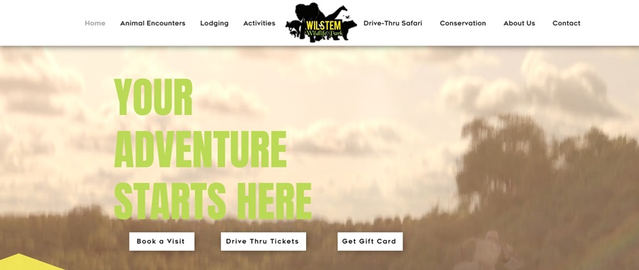 screenshot of wilsted wildlife park nature color scheme