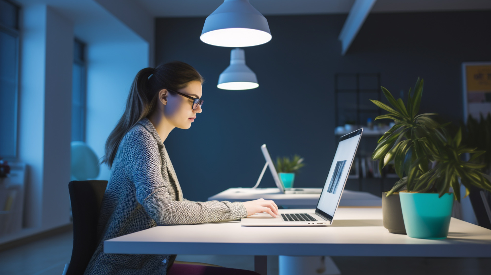 woman_working_on_a_laptop_in_an_office_space_in_a_r_7387d9f4-2019-462e-8d72-0452a5e5bd0a