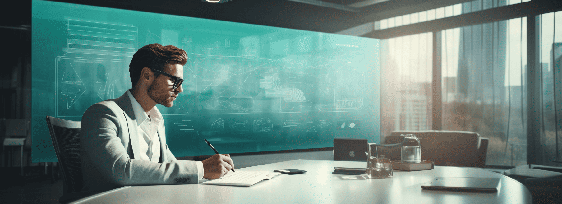 young_man_with_glasses_drawing_on_whiteboard_in_a_c_063c9918-d110-427f-b7b7-2485572e58e5