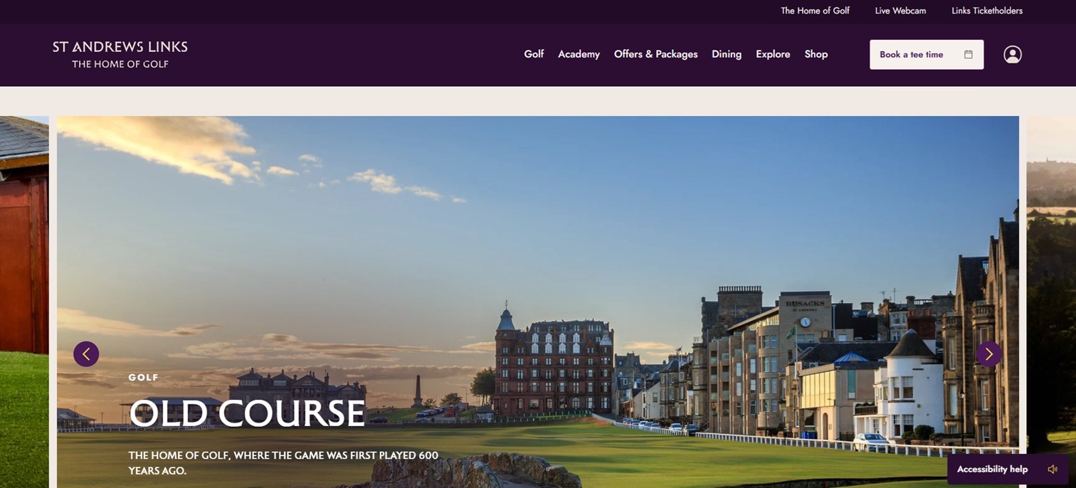st andrews links screenshot