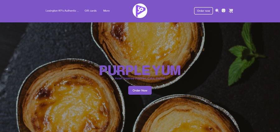 purple yum example of purple websites