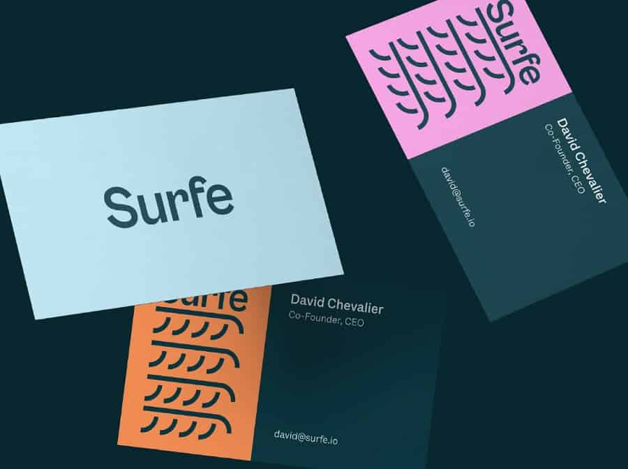 flat business card example 1