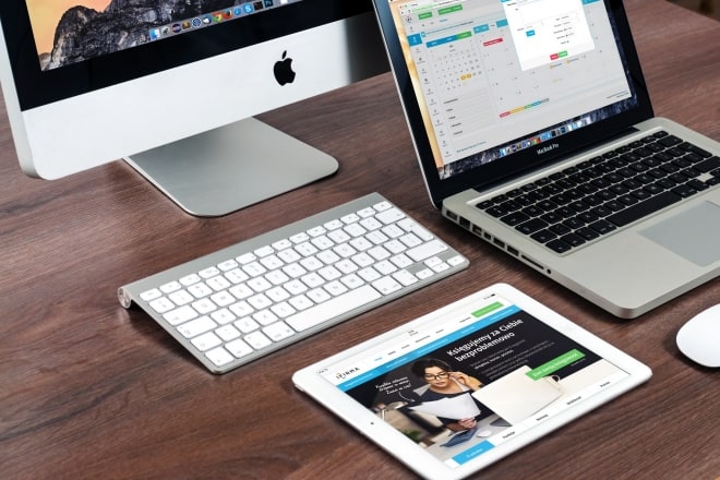 computer laptop and tablet