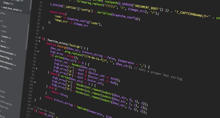 website code