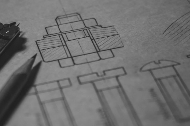 black and white drawing