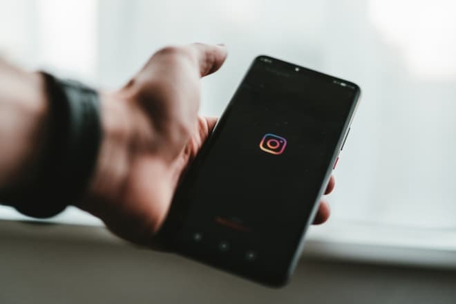 instagram on a smartphone
