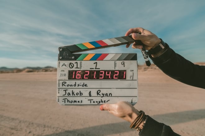 clapboard on the side of the road